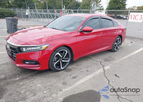 2018 Honda Accord Sport 2.0T from USA, damaged, VIN 1HGCV2E33JA051910